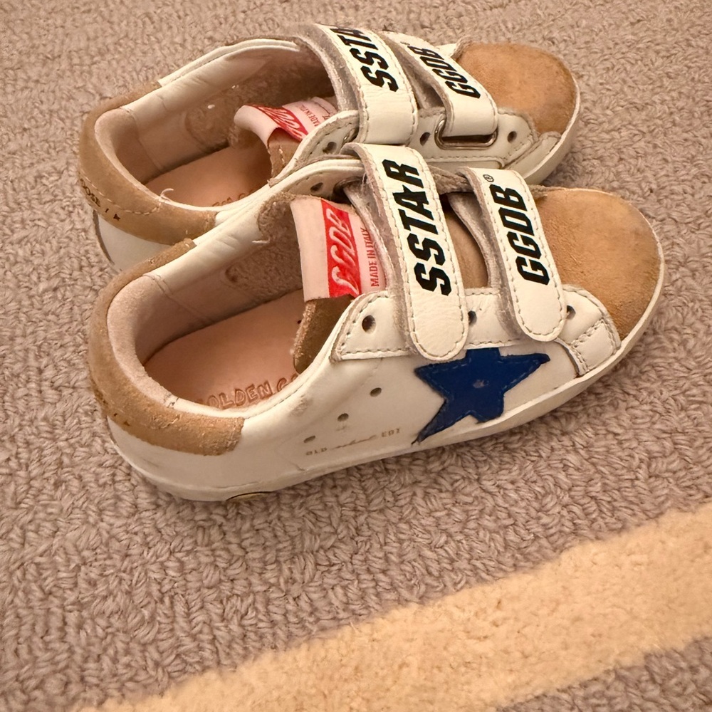 Golden Goose Kids Sneakers - White and Tan - Picture 3 of 5